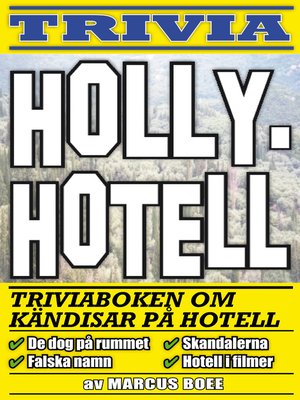 cover image of Hollyhotell